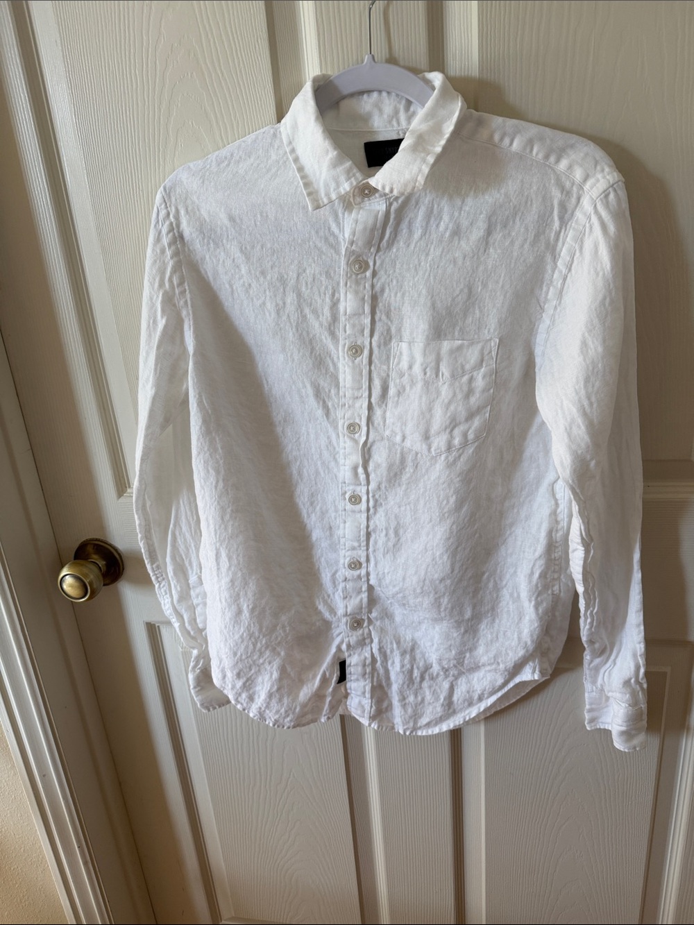 Todd Snyder 100% Linen Men's White Linen Button-Up Shirt Sz XS. Box30